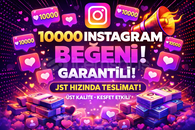 ✅ INSTAGRAM 10.000 BEĞENİ