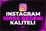 Instagram 10000 Beğeni | Garantili