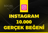 Instagram 10.000 Gerçek Beğeni - Keşfet Etkili