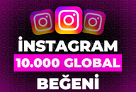 ⭐İnstagram 10000 Global Beğeni + 30 Gün Garanti