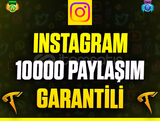 İnstagram 10000 Paylaşım