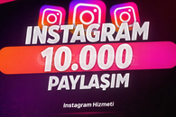 Instagram 10.000 paylaşım | Garanti ⚡