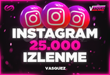 ⭐İnstagram 25.000 Reels İzlenme⭐