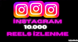 İnstagram 10.000 Reels İzlenme