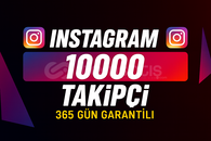 İnstagram 10000 Takipçi 365 Gün Garantili
