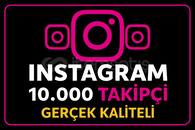İnstagram 10000 Takipçi 365 Gün Garantili