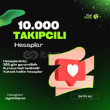 İnstagram 10.000 Takipcili Hesaplar