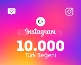 Instagram 10000 Türk Beğeni