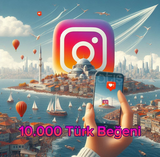 İnstagram 10.000 Türk Beğeni