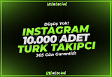 ⭐İnstagram 10.000 Türk Takipçi