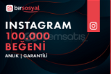 Instagram 100.000 Beğeni - Anlık