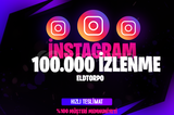 ✨İnstagram 100000 Gerçek İzlenme