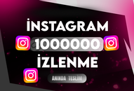 İnstagram 1000000 izlenme