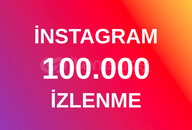 İnstagram 100.000 İzlenme