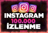 ⭐Instagram 100.000 İzlenme / Kaliteli