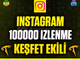 ⭐️☘️İnstagram 100000 İzlenme❤️Sorunsuz❤️