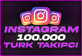 Instagram 100.000 Türk Takipçi