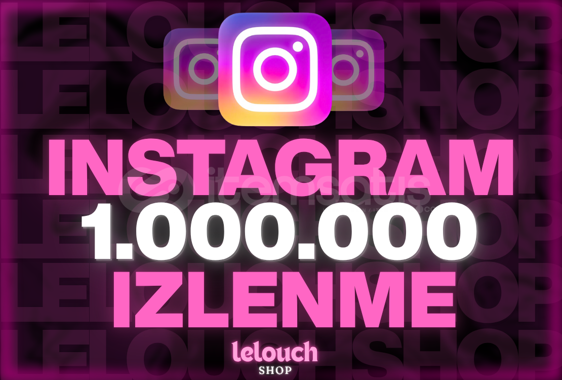 ✨ INSTAGRAM 1.000.000 İZLENME ✨ INSTAGRAM 1.000.000 İZLENME