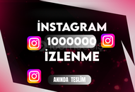 İnstagram 1000000 izlenme