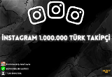 Instagram 1000000 Türk Takipçi