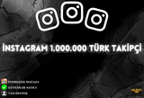 Instagram 1000000 Türk Takipçi