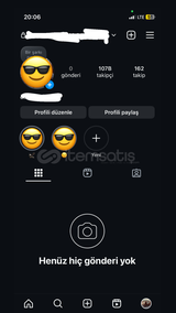 Instagram 107k takipçili hesap 