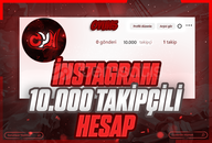 ✅INSTAGRAM 10K TAKİPÇİLİ HESAP✅