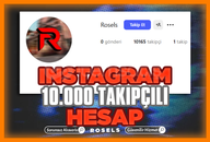 ✅İNSTAGRAM 10K TAKİPÇİLİ HESAP✅