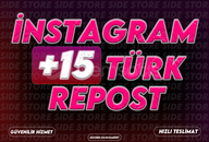 ★ İNSTAGRAM 15 TÜRK REPOST ★
