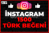 İNSTAGRAM 1500 TÜRK BEĞENİ | GARANTİ