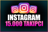 Instagram 15.000 Gerçek Takipçi [Garantili]