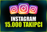 Instagram 15.000 Gerçek Takipçi [Garantili]