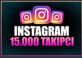 Instagram 15.000 Gerçek Takipçi [Garantili]