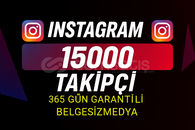 Instagram 15000 Takipçi 365 Gün Garantili