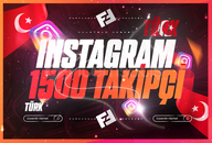 ⭐INSTAGRAM 1500TÜRK TAKİPÇİ ⭐