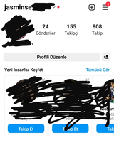 INSTAGRAM 155 TAKİPÇİLİ HESAP