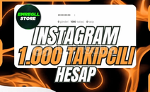 ✅İNSTAGRAM 1K TAKİPÇİLİ HESAP✅