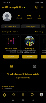 Güvenilir Teslim İnstagram 1k takipçili hesap 
