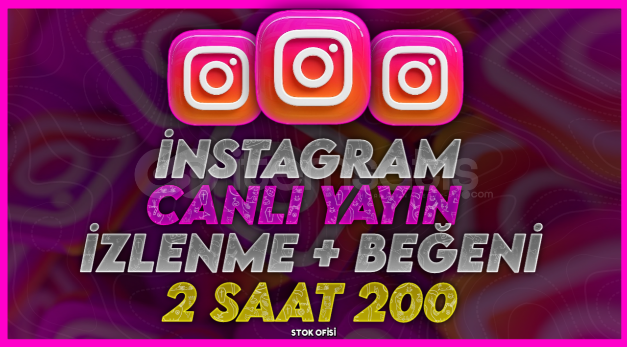 İNSTAGRAM 2 SAAT 200 CANLI YAYIN İZLENME İNSTAGRAM 2 SAAT 200 CANLI YAYIN İZLENME