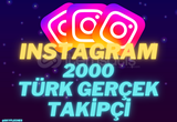 INSTAGRAM 2000 %100 TÜRK TAKİPÇİ