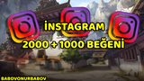 İnstagram 2000 + 1000 beğeni