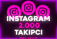 ⭐️Instagram 2000 Adet Gerçek Takipçi | Garanti