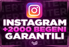 ⭐INSTAGRAM 2000 BEĞENİ ⭐