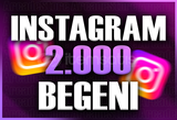 İnstagram | 2000 Beğeni + Garantili