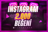 Instagram | 2000 Beğeni + Garantili