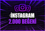 İnstagram +2000 beğeni (GARANTİLİ)