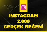 Instagram 2.000 Gerçek Beğeni - Keşfet Etkili