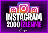 ⭐INSTAGRAM 2000 İzlenme⭐GARANTİLİ⭐