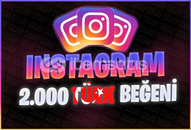 İNSTAGRAM 2000 KALİTELİ TÜRK BEĞENİ