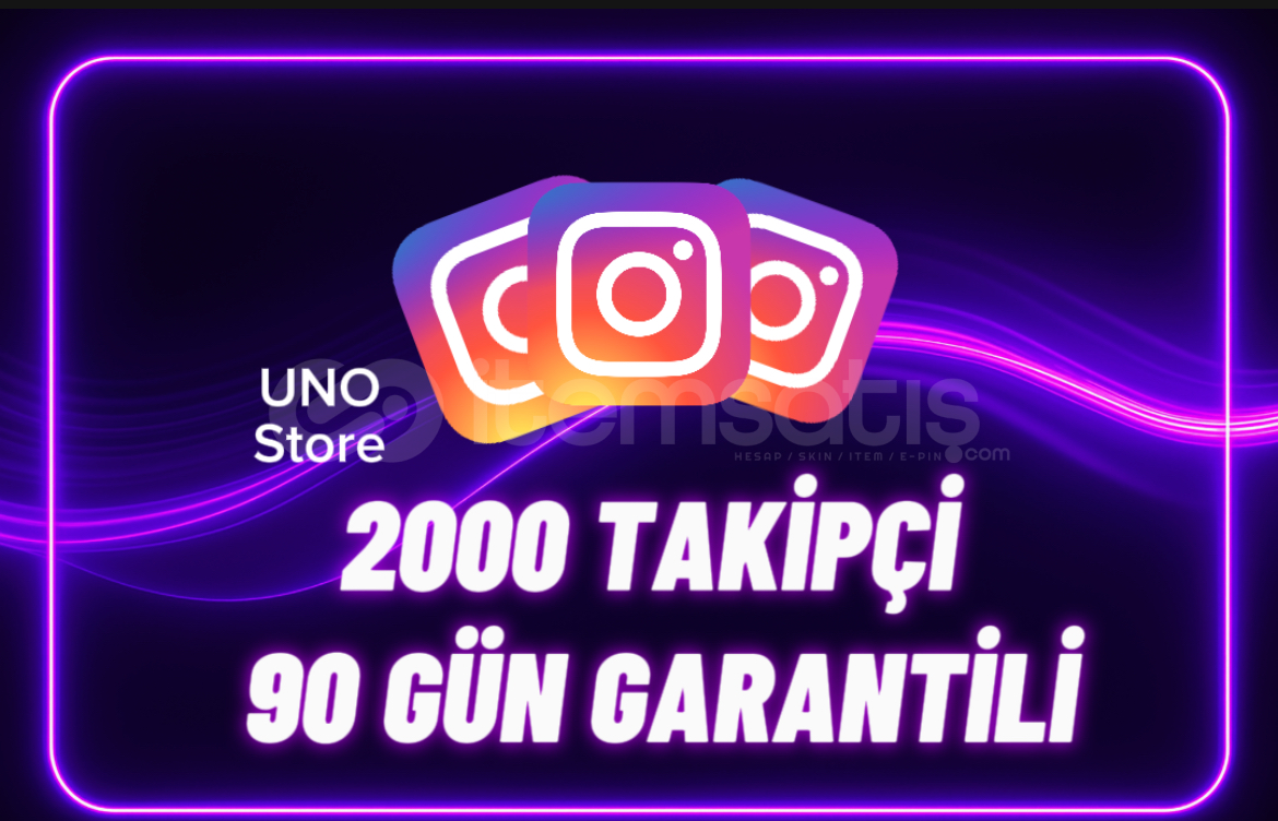 Instagram 2000 Takipçi - 90 Gün Garantili Instagram 2000 Takipçi - 90 Gün Garantili
